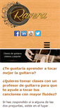 Mobile Screenshot of clasesdeguitarraonline.com